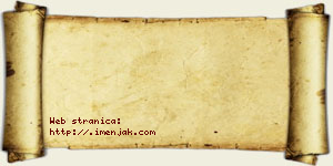 Janoš Panić vizit kartica